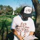 Flower Cross Tee (White)