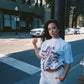 Flower Cross Tee (White)