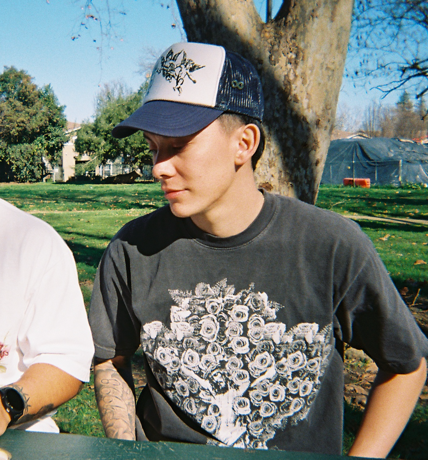 Angel Trucker Hat (Navy)