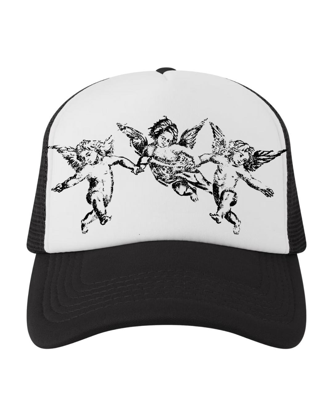 Angel Trucker Hat (Black)
